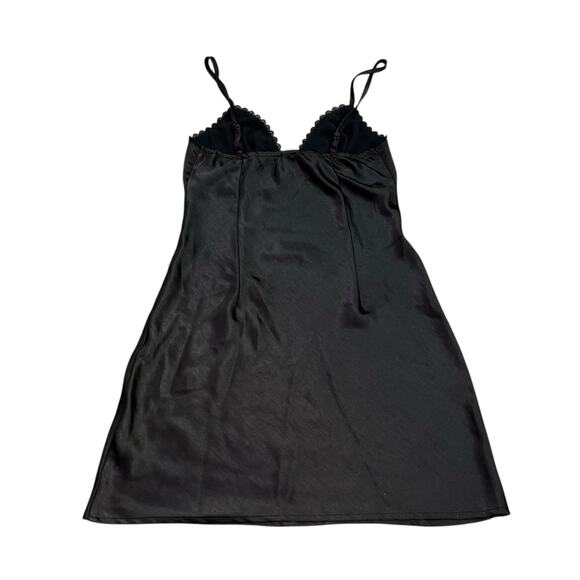 Princess Polly Satin Babydoll Little Black Dress Women’s 2 Bachelorette Party - Picture 3 of 11